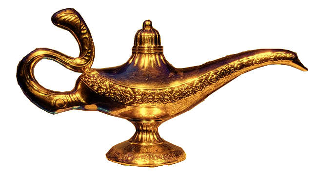 Magic genie lamp